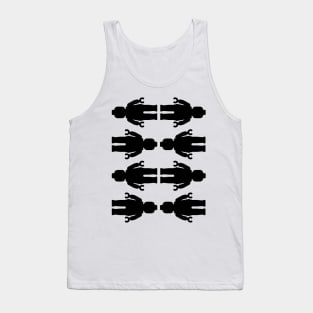 8 x Minifig Stickers Tank Top